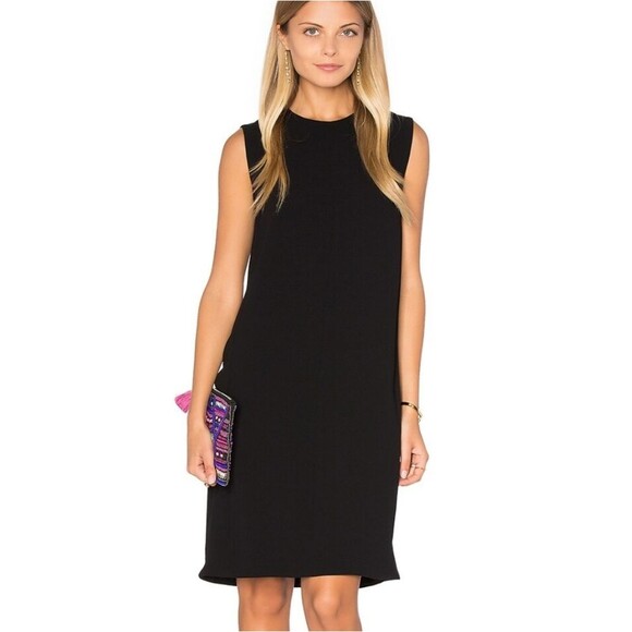 Vince Sleeveless Shift Crepe Dress - Picture 1 of 12